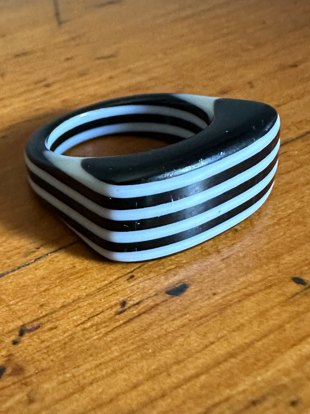 Lea Stein Bold Stripes Ring